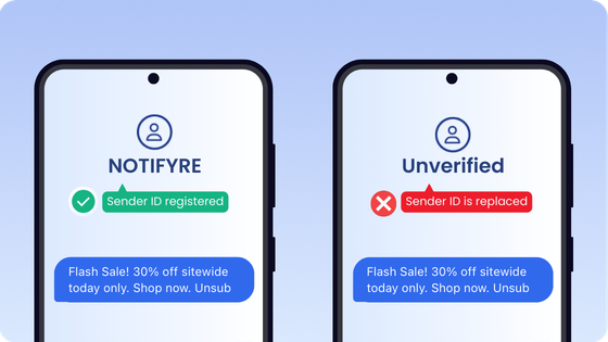 sender ID registration example unverified